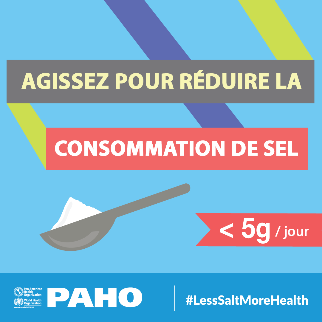 Des efforts massifs sont nécessaires pour réduire la consommation de sel et protéger des vies (OMS)