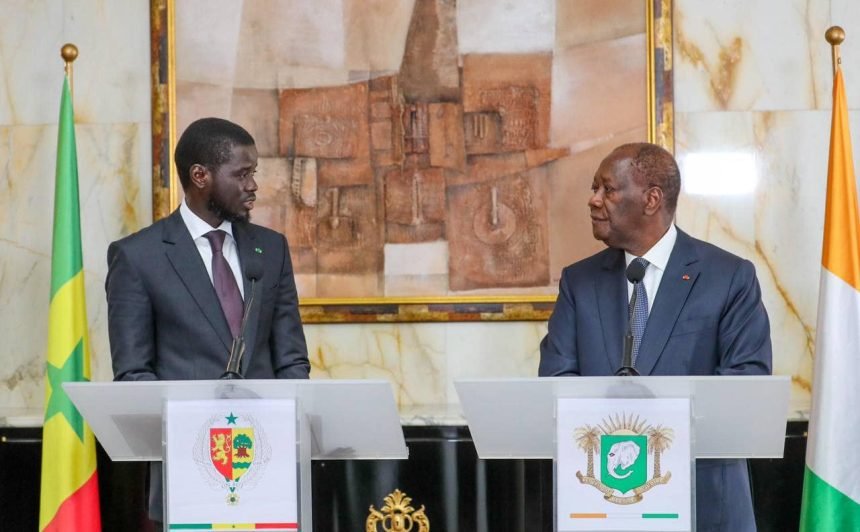 Communiqué conjoint suite à la visite de travail et d’amitié de son Excellence Monsieur Bassirou Diomaye Diakhar FAYE en Côte d’Ivoire